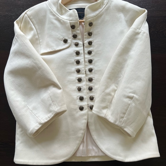 BCBGMaxAzria Ivory Button-Up Jacket - Picture 2 of 7